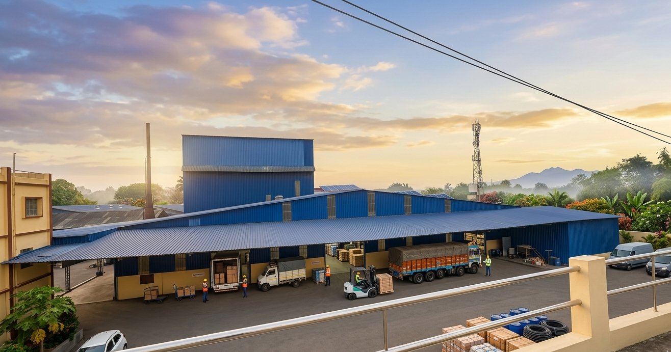 Kumar Feeds factory exterior